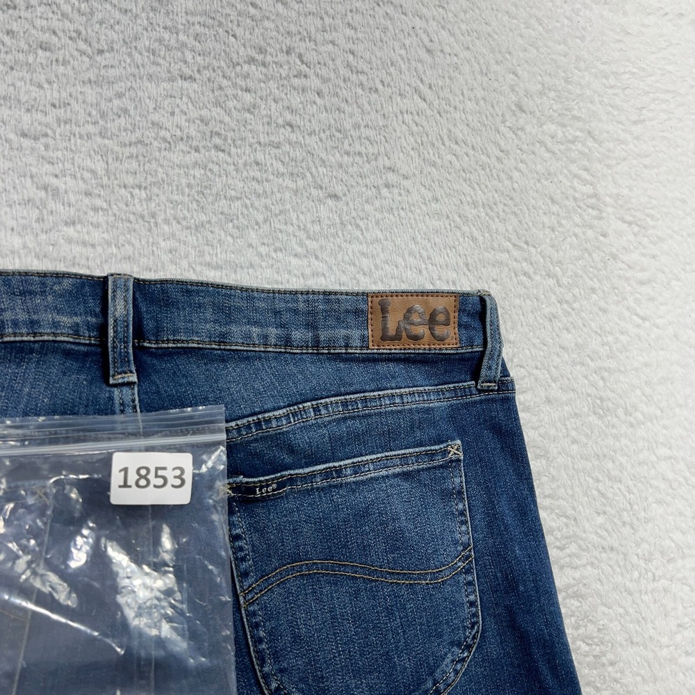 Lee Women's Jeans 16 (35x31) Regular Fit Mid Rise Straight Leg Blue Denim - Picture 11 of 12